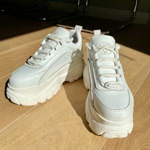 Windsor Smith Lupe Sneaker US Women's 7 White Platform Leather Chunky Platform